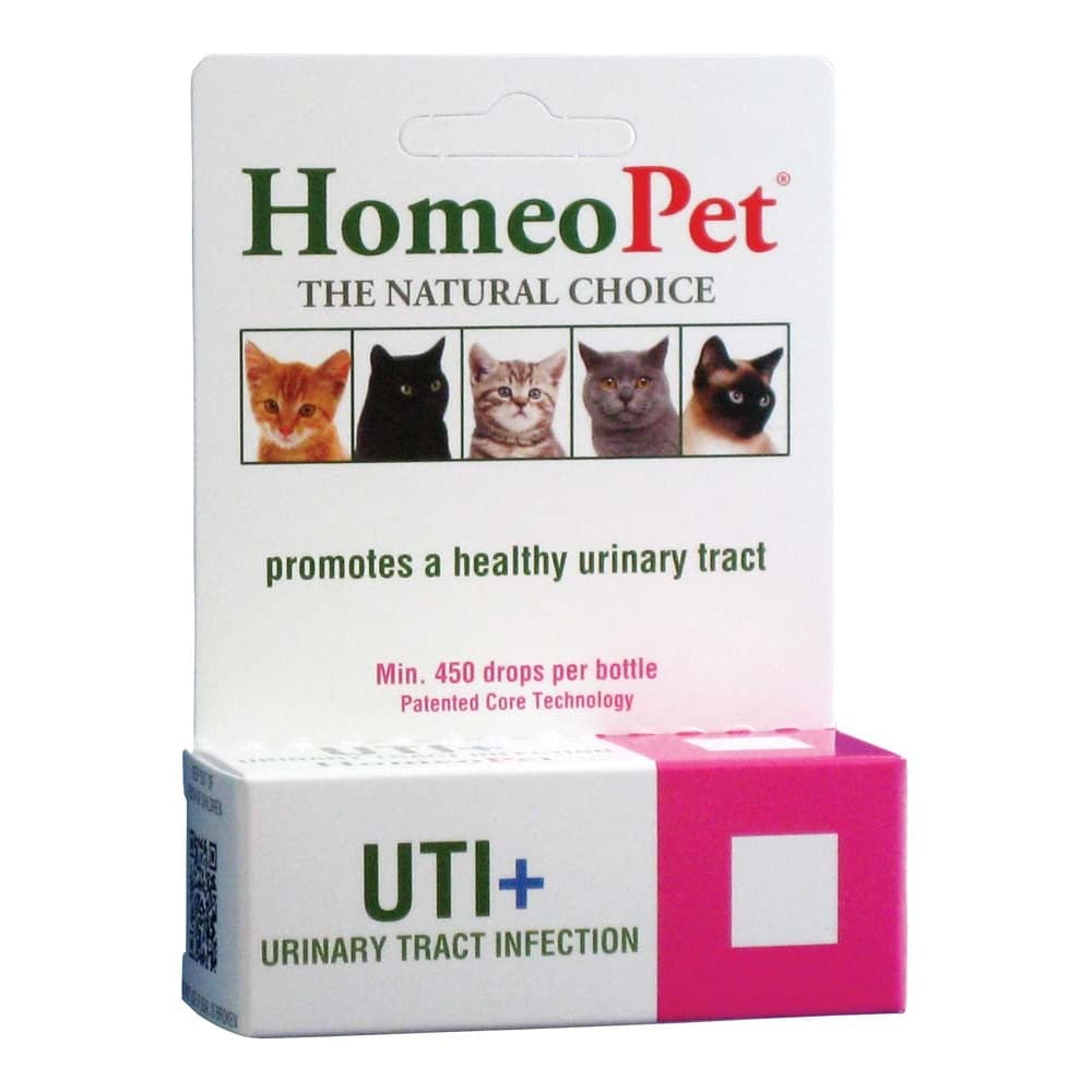 HomeoPet Feline UTI+ Cat Drops 15 ml - Pet Supplies - HomeoPet
