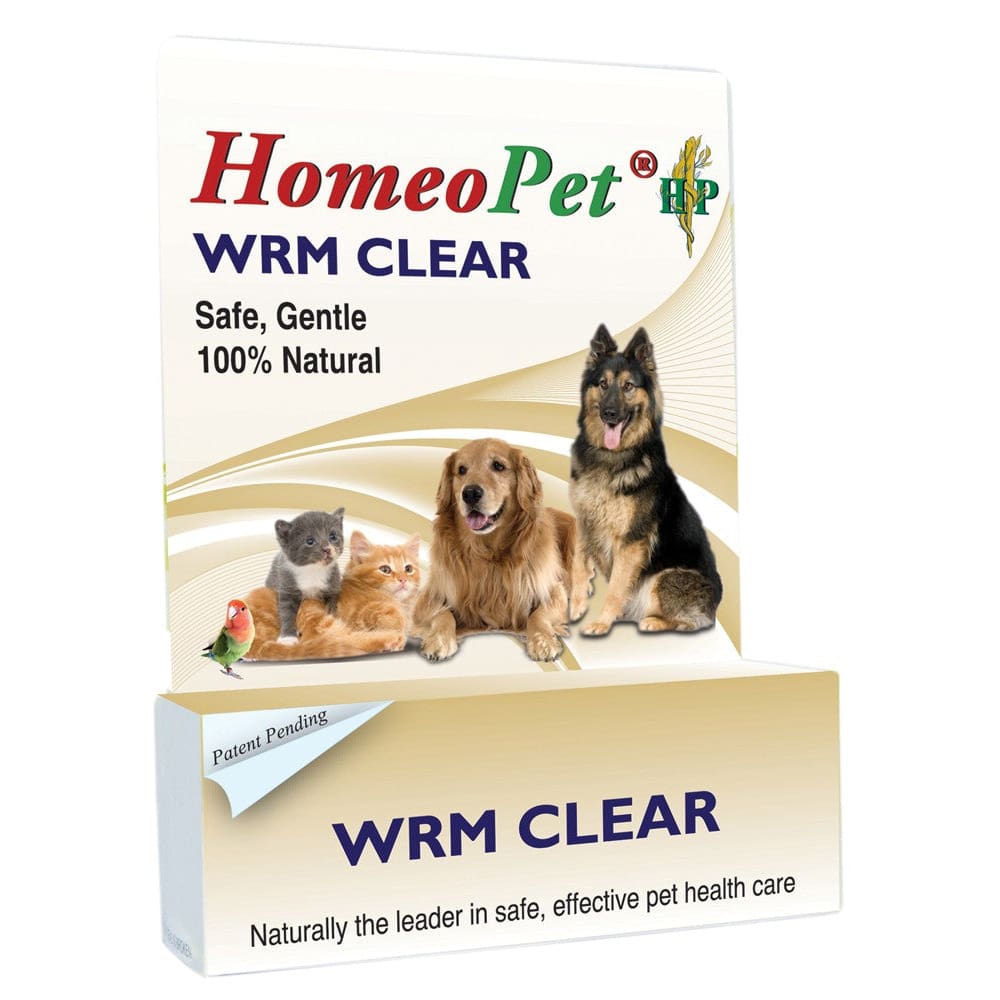 HomeoPet WRM Clear 15 ml - Pet Supplies - HomeoPet