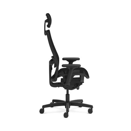 HON Ignition 2.0 4-way Stretch Mesh Back And Seat Task Chair Supports Up To 300 Lb 17 To 21 Seat Black Seat Black Base - Furniture - HON®