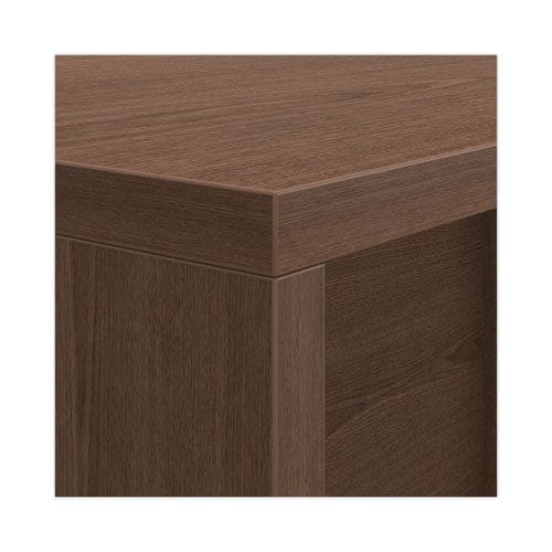 HON Mod Return Shell Right 42w X 24d X 29h Sepia Walnut - Furniture - HON®