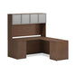 HON Mod Return Shell Right 48w X 24d X 29h Sepia Walnut - Furniture - HON®