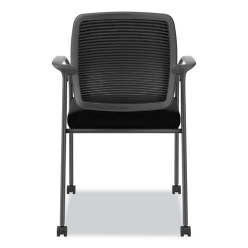 HON Nucleus Series Recharge Guest Chair Supports Up To 300 Lb 17.62 Seat Height Black Seat/back Black Base - Furniture - HON®