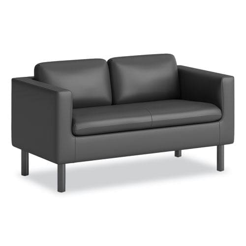 HON Parkwyn Series Loveseat 53.5w X 26.75d X 29h Black - Furniture - HON®