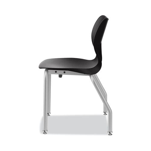 HON Smartlink Four-leg Chair 19.5 X 19.63 X 31 Onyx Seat Onyx Base 4/carton - Furniture - HON®