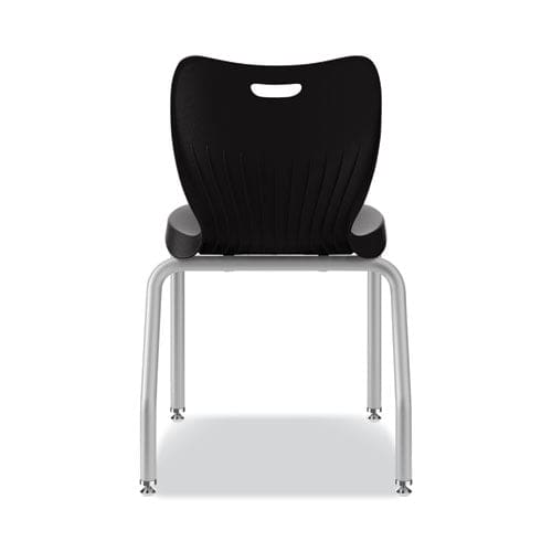 HON Smartlink Four-leg Chair 19.5 X 19.63 X 31 Onyx Seat Onyx Base 4/carton - Furniture - HON®