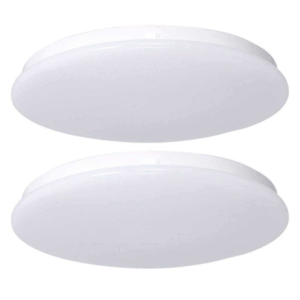 Honeywell 1500 Lumen Dimmable LED 15 Round LED Ceiling Light (2-pack) - Light Fixtures - Honeywell