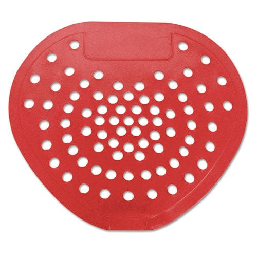 HOSPECO Health Gards Vinyl Urinal Screen Cherry Scent 7.75 X 6.88 Red Dozen - Janitorial & Sanitation - HOSPECO®