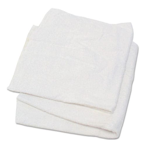 HOSPECO Woven Terry Rags White 15 X 17 25 Lb/carton - Janitorial & Sanitation - HOSPECO®