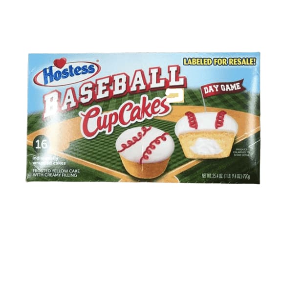 Hostess Baseball Cupcakes, 25.4 oz. | ShelHealth