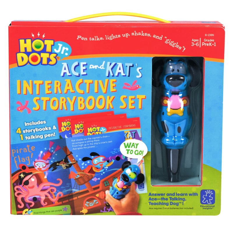 Hot Dots Jr 4 Book & Pen Set - Hot Dots - Learning Resources