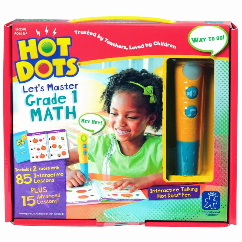 Hot Dots Jr Lets Master Math Gr 1 - Hot Dots - Learning Resources
