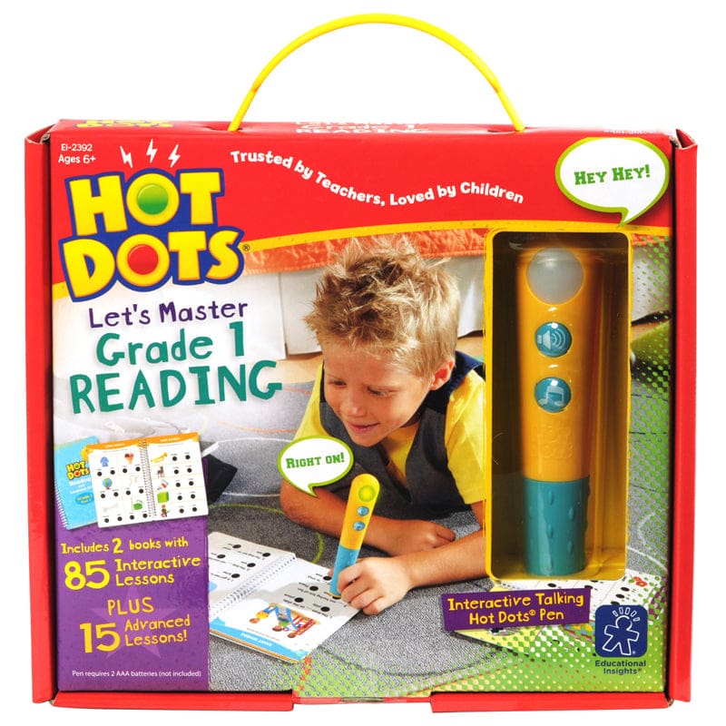 Hot Dots Jr Lets Master Reading Gr 1 - Hot Dots - Learning Resources