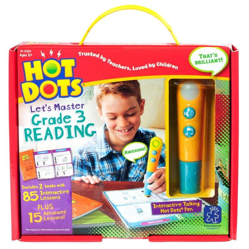 Hot Dots Jr Lets Master Reading Gr 3 - Hot Dots - Learning Resources