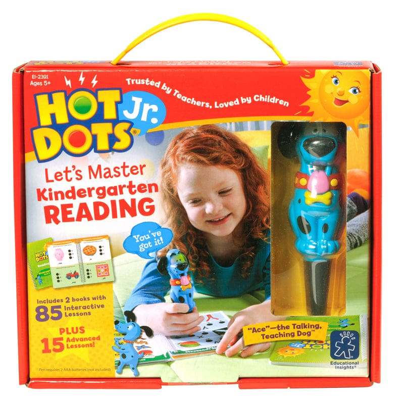 Hot Dots Jr Lets Master Reading Gr K - Hot Dots - Learning Resources