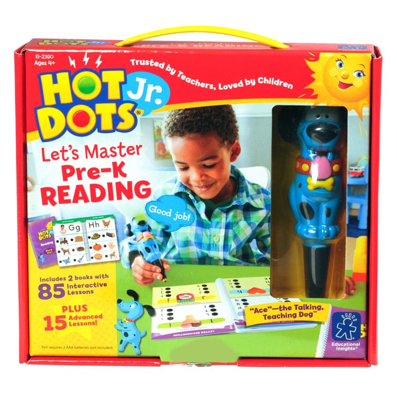 Hot Dots Jr Lets Master Reading Gr Pk - Hot Dots - Learning Resources