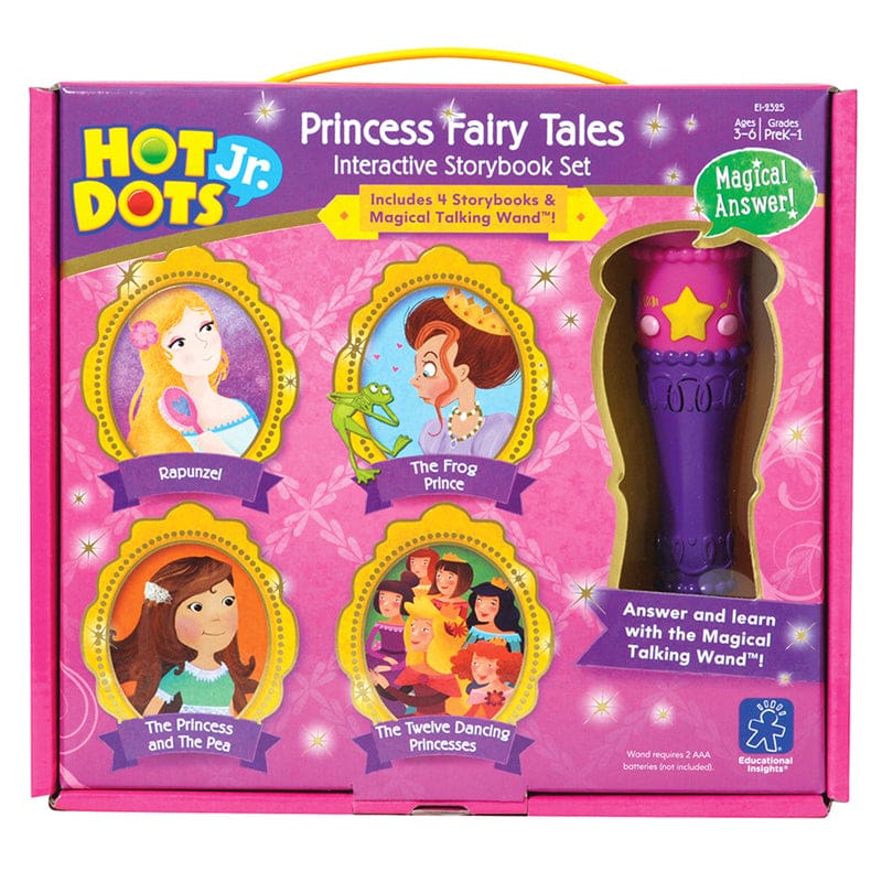 Hot Dots Jr Princess Fairy Tales Interactive Storybook Set - Hot Dots - Learning Resources