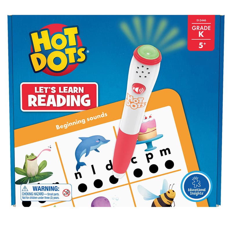 Hot Dots Lets Learn Gr K Reading - Hot Dots - Learning Resources