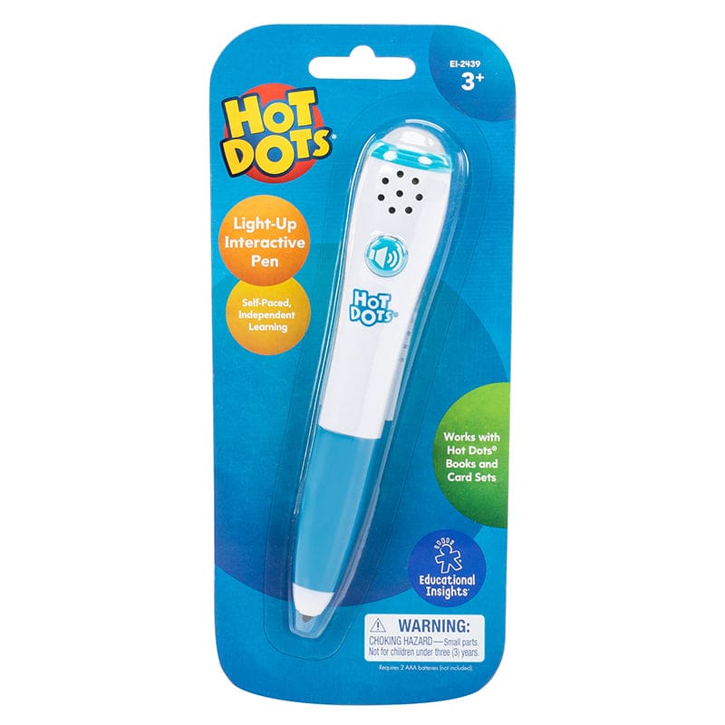 Hot Dots Light-Up Interactive Pen (Pack of 2) - Hot Dots - Learning Resources