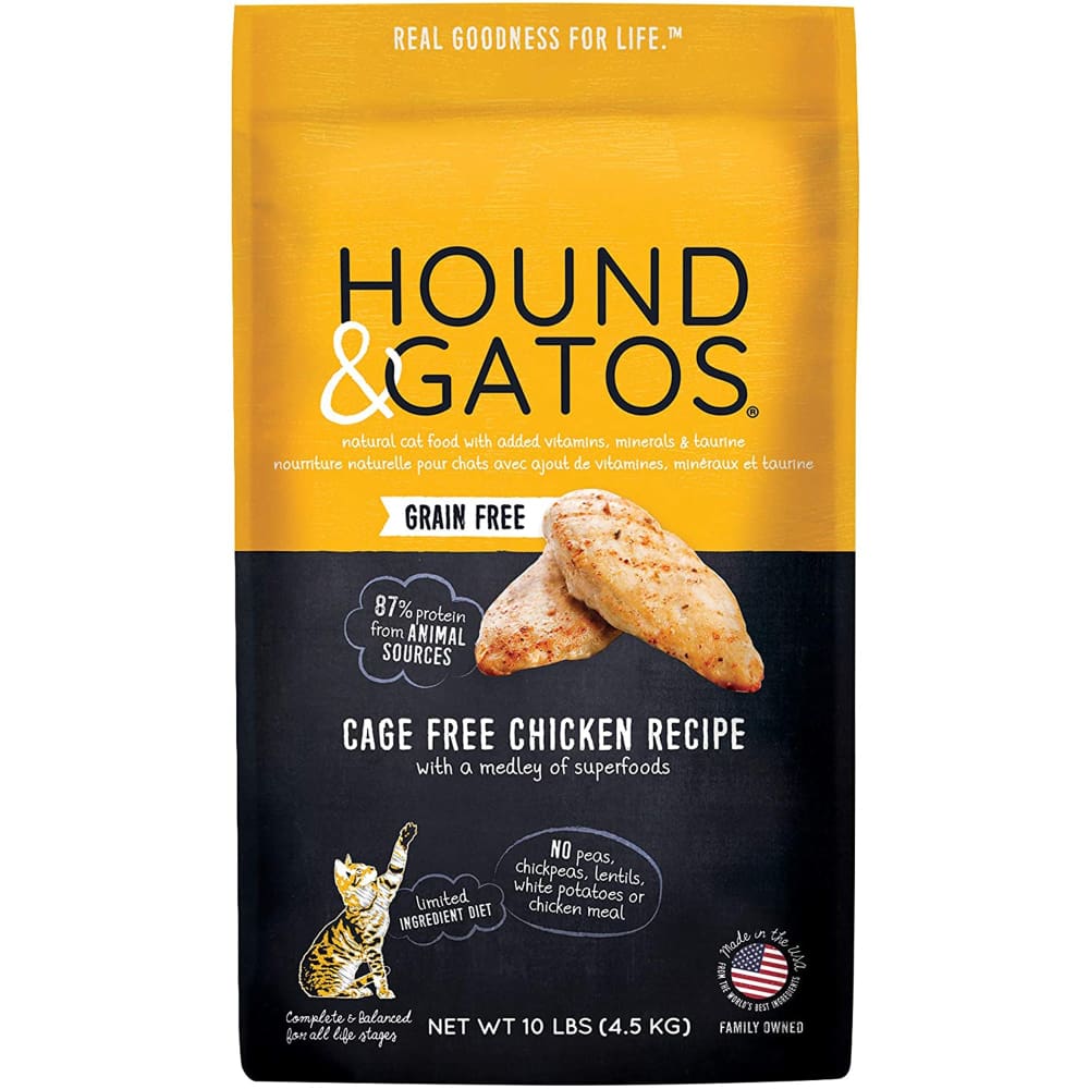 Hound & Gatos Cat Grain Free Chicken 10Lb - Pet Supplies - Hound and Gatos