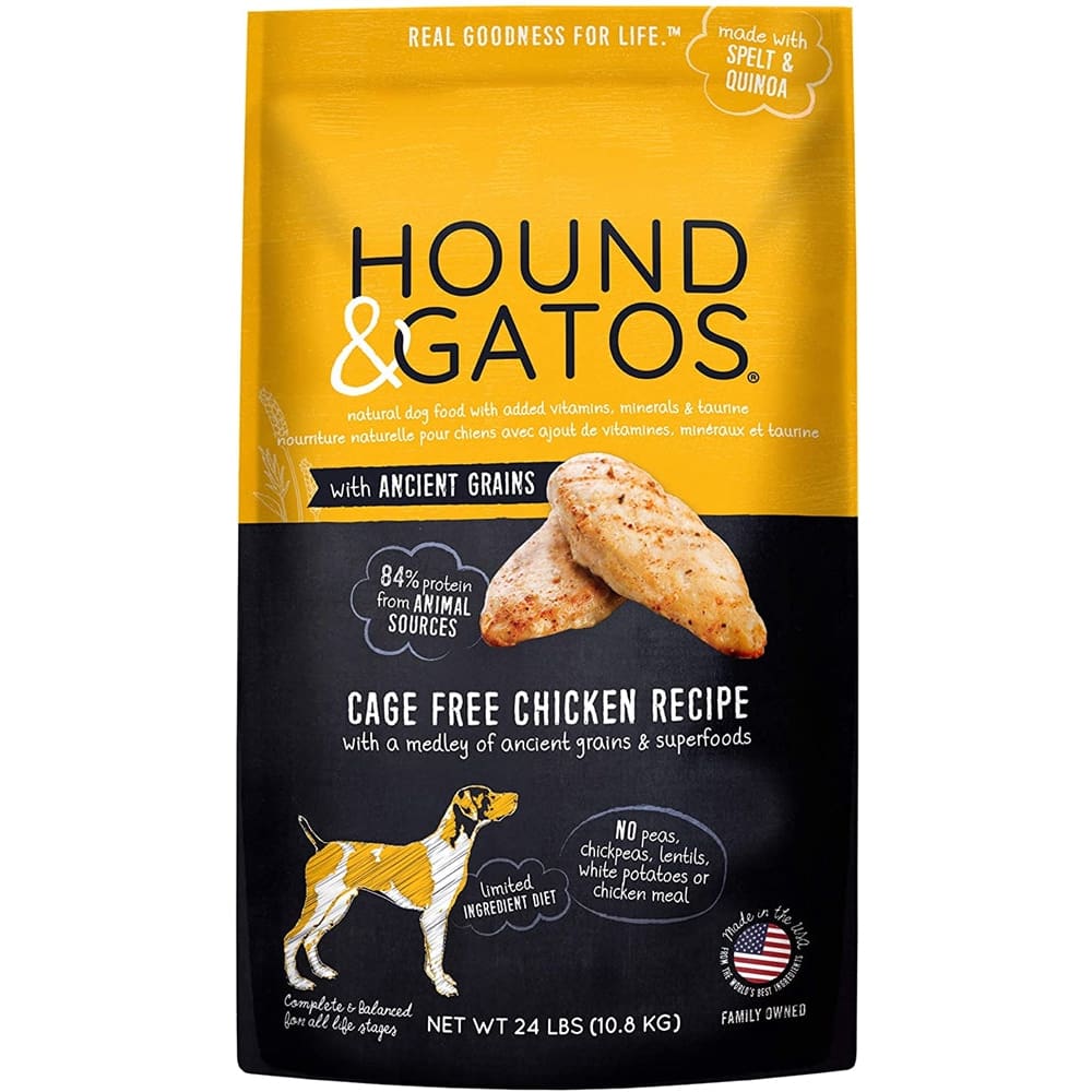 Hound & Gatos Dog Ancient Grains Chicken 24Lb - Pet Supplies - Hound and Gatos