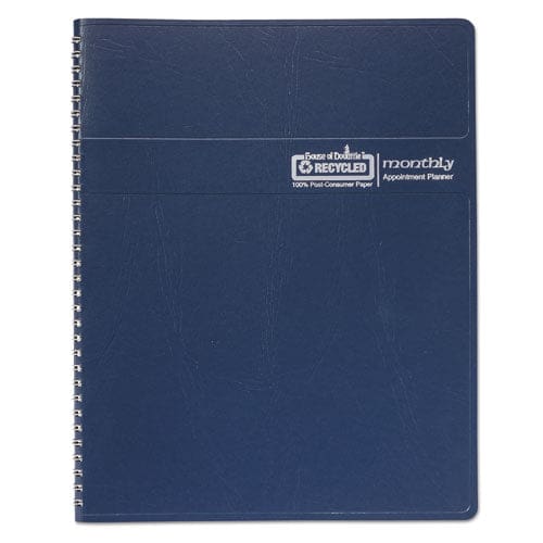 House of Doolittle 14-month Recycled Ruled Monthly Planner 11 X 8.5 Blue Cover 14-month (dec To Jan): 2022 To 2024 - School Supplies - House