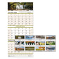 House of Doolittle Earthscapes Recycled 3-month Vertical Wall Calendar Scenic Photography 8 X 17 White Sheets 14-month (dec-jan): 2022-2024