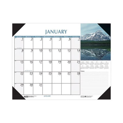 House of Doolittle Earthscapes Scenic Desk Pad Calendar Scenic Photos 18.5 X 13 White Sheets Black Binding/corners,12-month (jan-dec): 2023