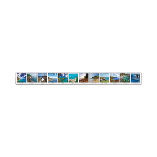 House of Doolittle Recycled Earthscapes Desk Pad Calendar Seascapes Photography 18.5 X 13 Black Binding/corners,12-month (jan To Dec): 2023