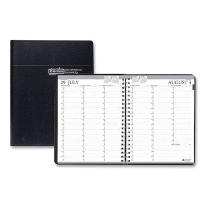 House of Doolittle Recycled Professional Weekly Planner 15-minute Appts 11 X 8.5 Black Wirebound Soft Cover 12-month (aug-july): 2022-2023 -