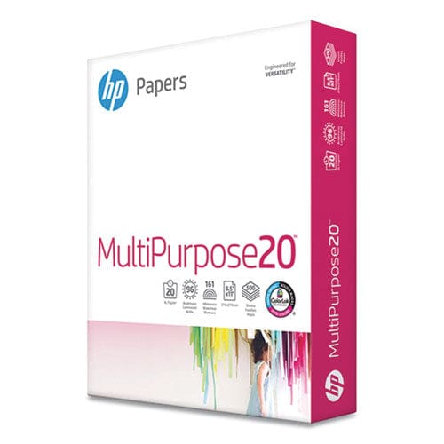 HP Papers Multipurpose20 Paper 96 Bright 20 Lb Bond Weight 8.5 X 11 White 500/ream - School Supplies - HP Papers