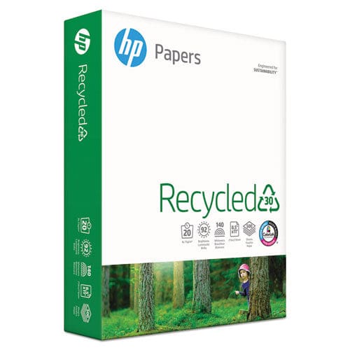 HP Papers Recycled30 Paper 92 Bright 20 Lb Bond Weight 8.5 X 11 White 500 Sheets/ream 10 Reams/carton - School Supplies - HP Papers