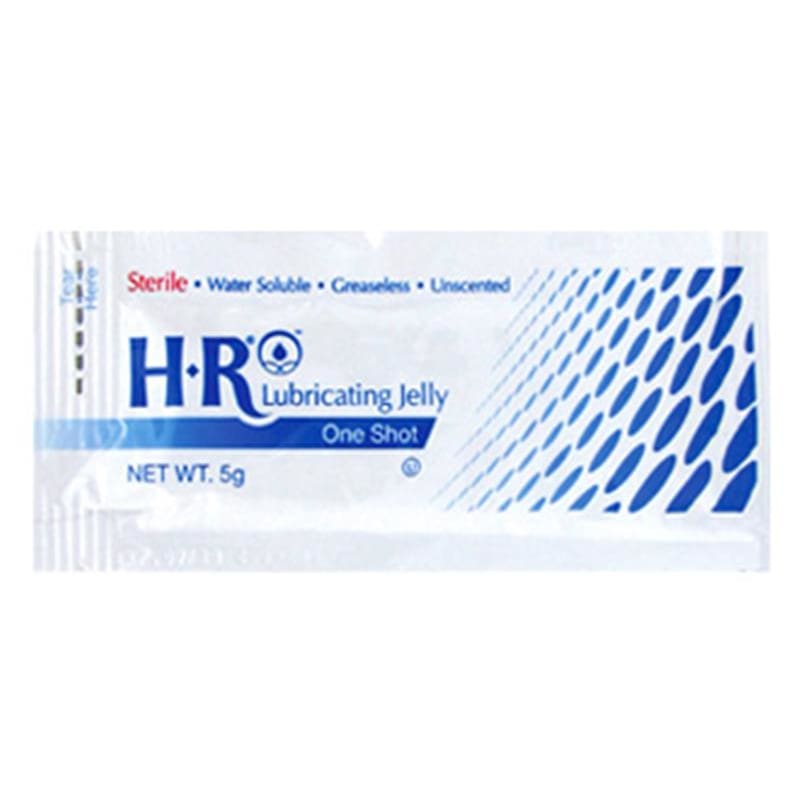 HR Pharmaceuticals Hr Lubricating Jelly 5Gr Pkt. Box of 144 - Nursing Supplies >> Lubricating Jelly - HR Pharmaceuticals