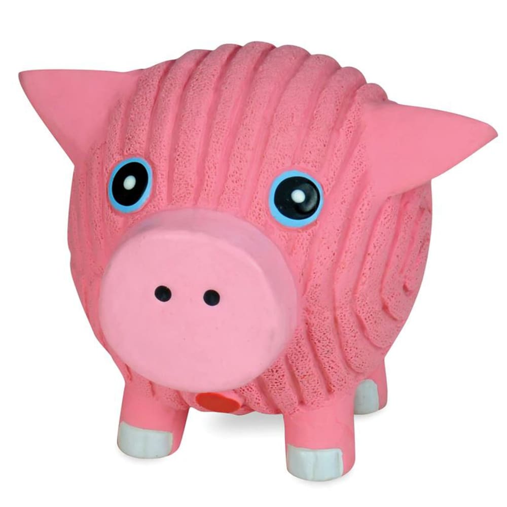 Hugglehounds Dog Hamlet Pig Ruff-Tex Ball Large - Pet Supplies - Hugglehounds