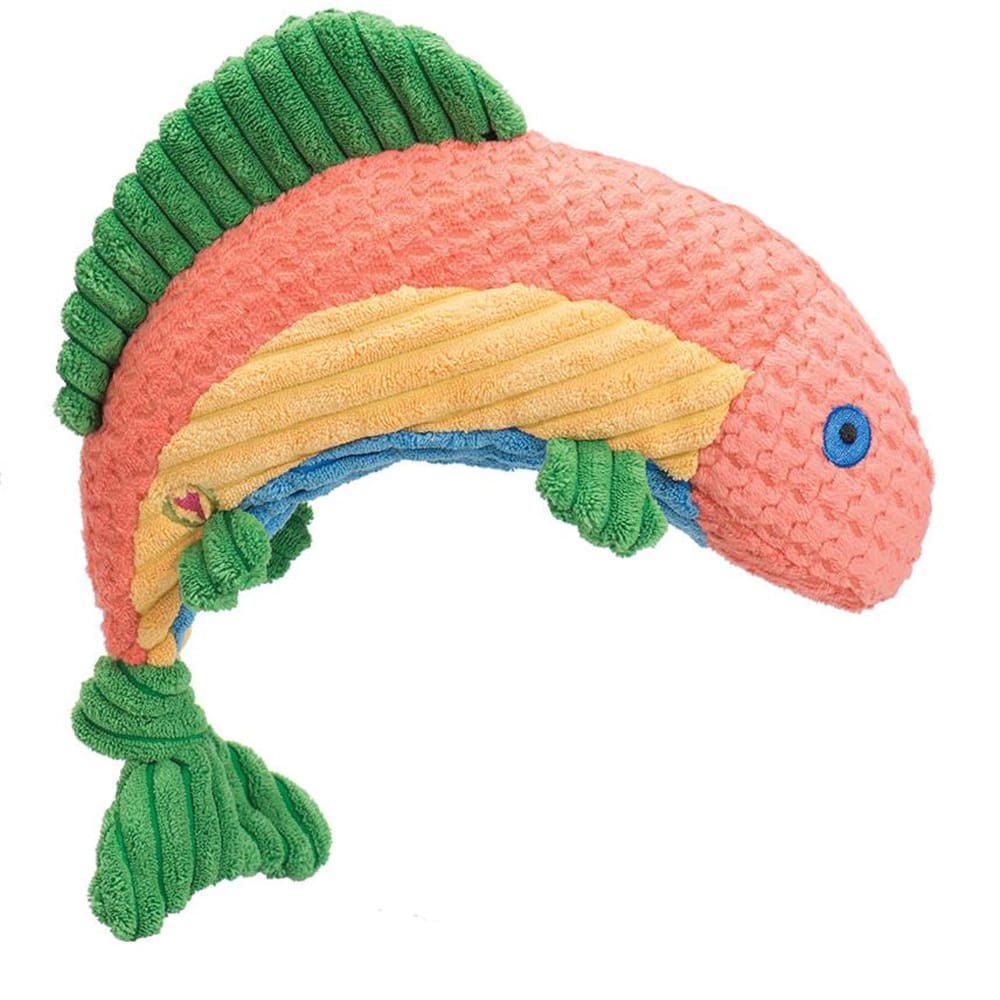 Hugglehounds Dog Knottie Rainbow Trout Small - Pet Supplies - Hugglehounds