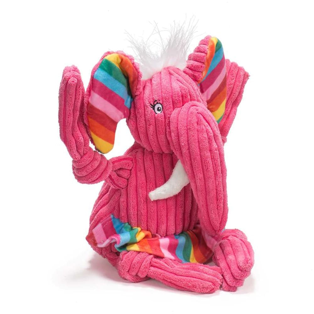 Hugglehounds Dog Rainbow Elephant Knottie Large - Pet Supplies - Hugglehounds