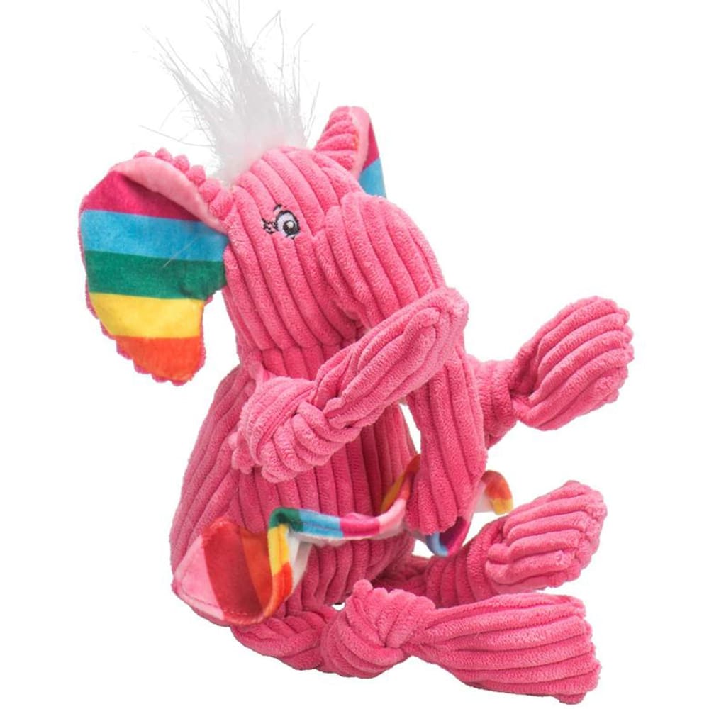 Hugglehounds Dog Rainbow Elephant Knottie Small - Pet Supplies - Hugglehounds