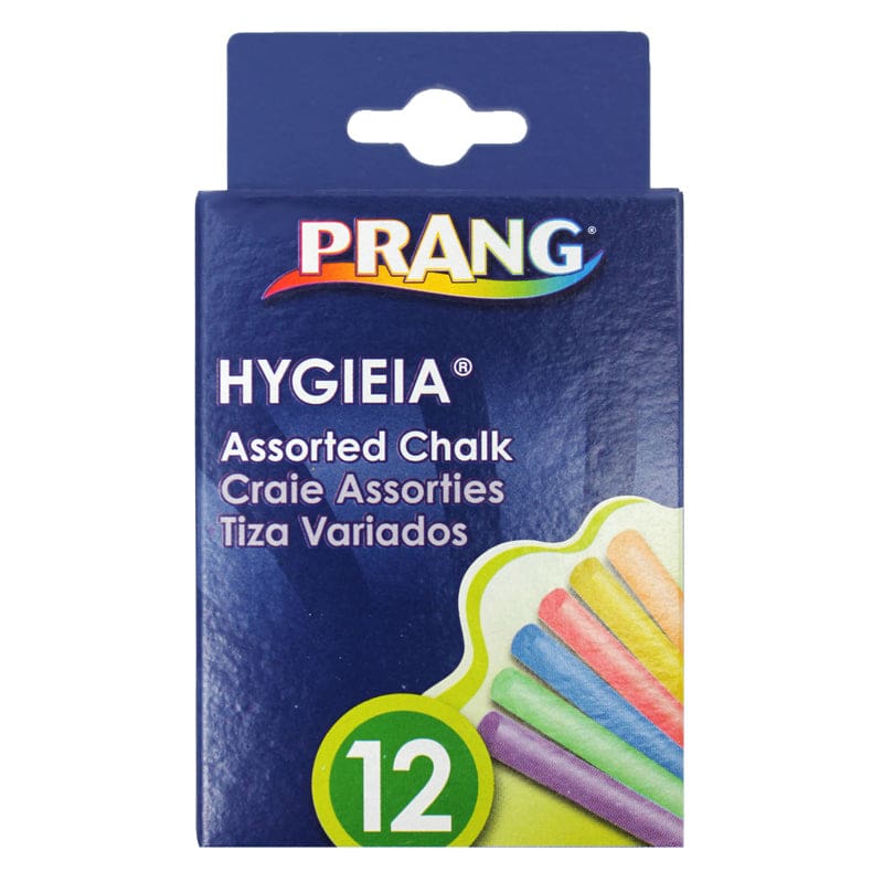 Hygieia Dustless Board Chalk Assorted Colors (Pack of 12) - Chalk - Dixon Ticonderoga Company