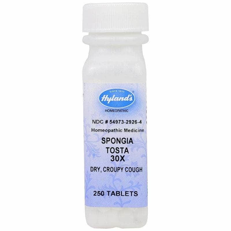 Hylands Hyland Spongia Tosta 30X, 250 tablets