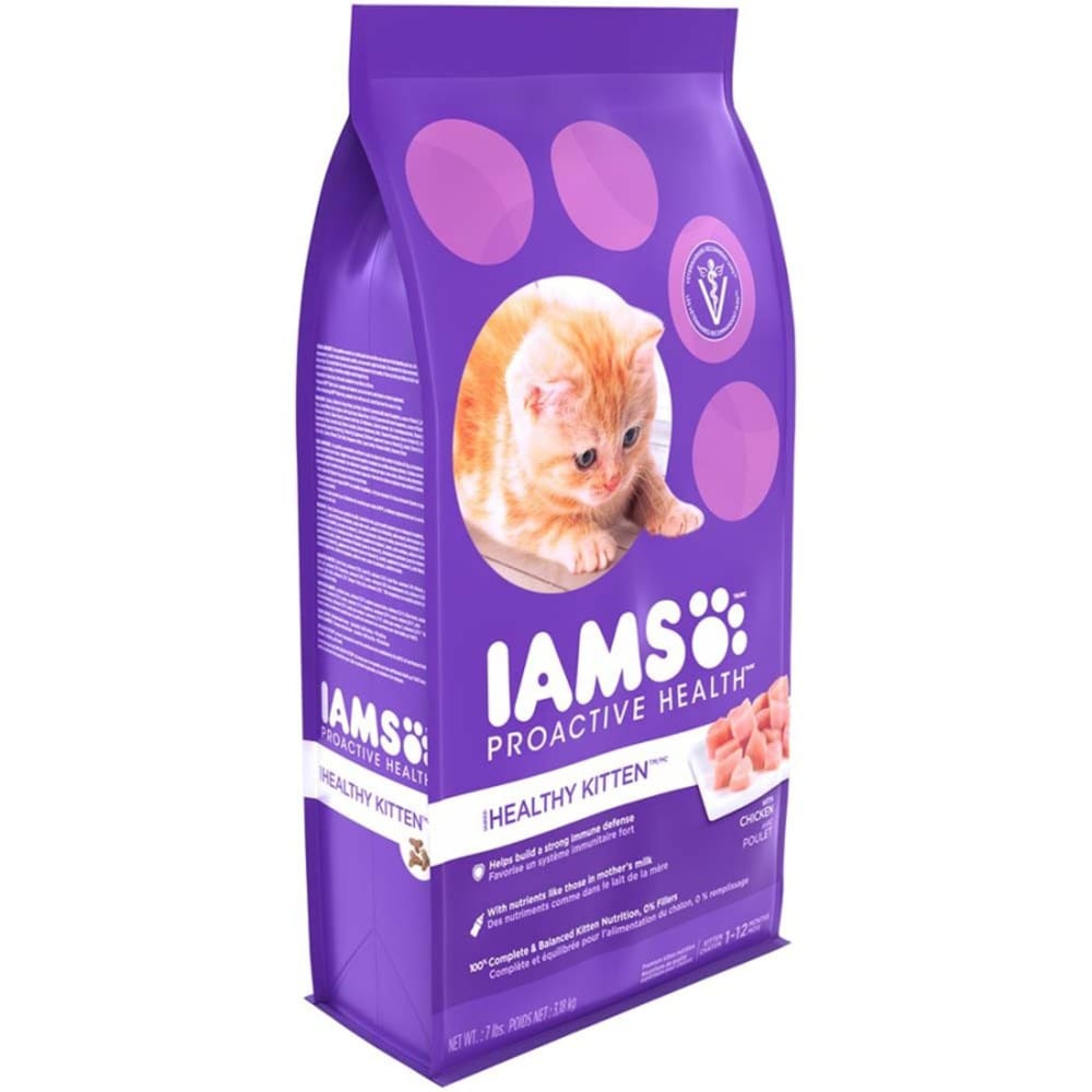 IAMS ProActive Health Playful Kitten Food 7 lb - Pet Supplies - IAMS