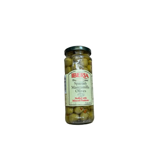 Iberia Iberia Spanish Manzanilla Olives Stuffed with Minced Pimiento, 7 Oz