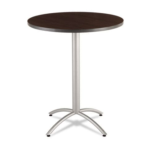 Iceberg Cafeworks Table Cafe-height Round Top 36 Diameter X 30h Graphite Granite/silver - Furniture - Iceberg