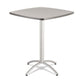 Iceberg Cafeworks Table Cafe-height Round Top 36 Diameter X 30h Gray/silver - Furniture - Iceberg