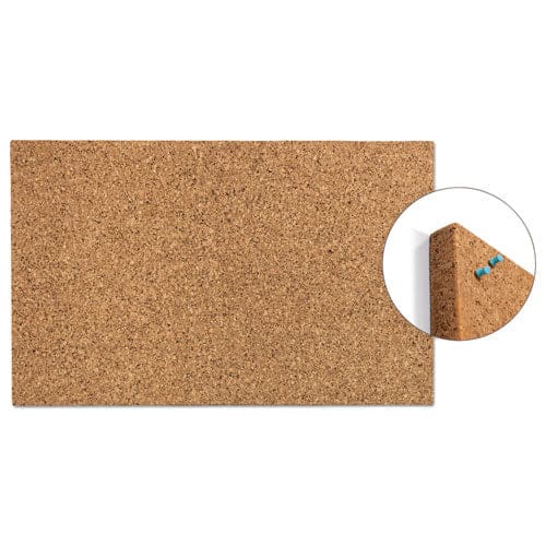 Iceberg Idesign Frameless Cork Bulletin Board 18 X 18 Natural Surface - School Supplies - Iceberg