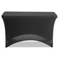 Iceberg Igear Fabric Table Cover Open Design Polyester/spandex 30 X 72 Black - Food Service - Iceberg