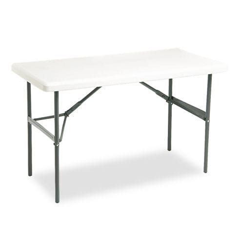 Iceberg Indestructable Classic Folding Table Rectangular Top 300 Lb Capacity 48w X 24d X 29h Platinum - Furniture - Iceberg