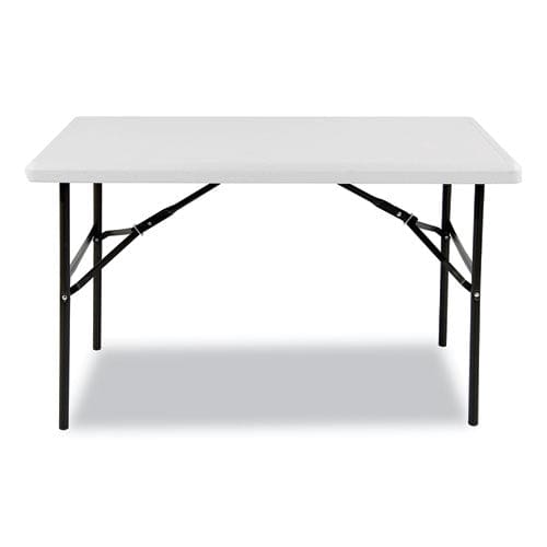 Iceberg Indestructable Classic Folding Table Rectangular Top 300 Lb Capacity 48w X 24d X 29h Platinum - Furniture - Iceberg