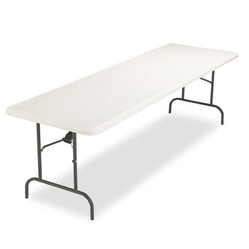 Iceberg Indestructable Industrial Folding Table Rectangular Top 1,200 Lb Capacity 96w X 30d X 29h Platinum - Furniture - Iceberg