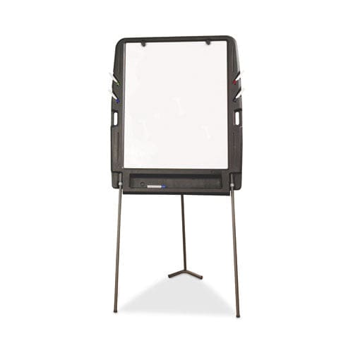 Iceberg Ingenuity Portable Flipchart Easel With Dry Erase Surface 35 X 30 73 Tall Easel Charcoal Polyethylene Frame - School Supplies -