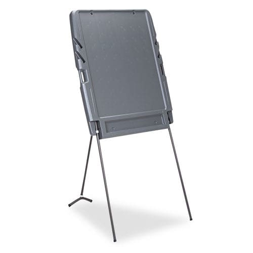 Iceberg Ingenuity Portable Flipchart Easel With Dry Erase Surface 35 X 30 73 Tall Easel Charcoal Polyethylene Frame - School Supplies -