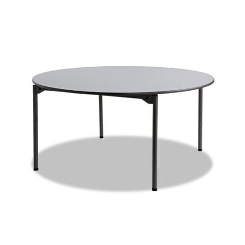 Iceberg Maxx Legroom Wood Folding Table Rectangular Top 72w X 18d X 29.5h Gray/charcoal - Furniture - Iceberg